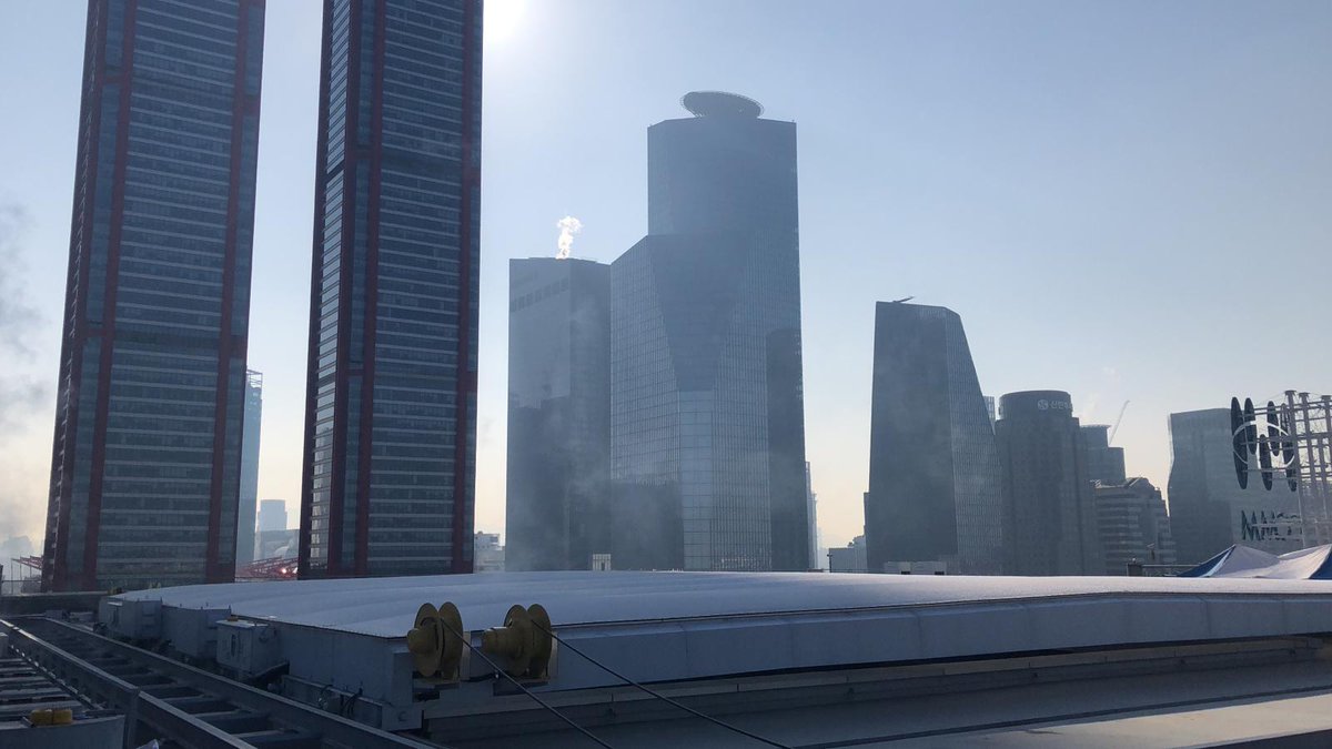 MakMax_kr's tweet photo. Full maintenance of the first retractable ETFE film structure (triple layer cushions, completed in 2007) in Korea. Just completed by 
@_taiyokogyo  太陽工業株式会社／TaiyoKogyo Corporation https://t.co/gNAhgbLnVd