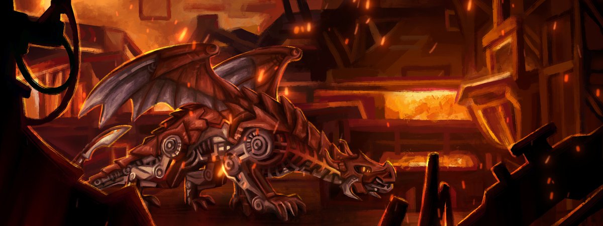 xFishyz's tweet image. Mechanical dragon