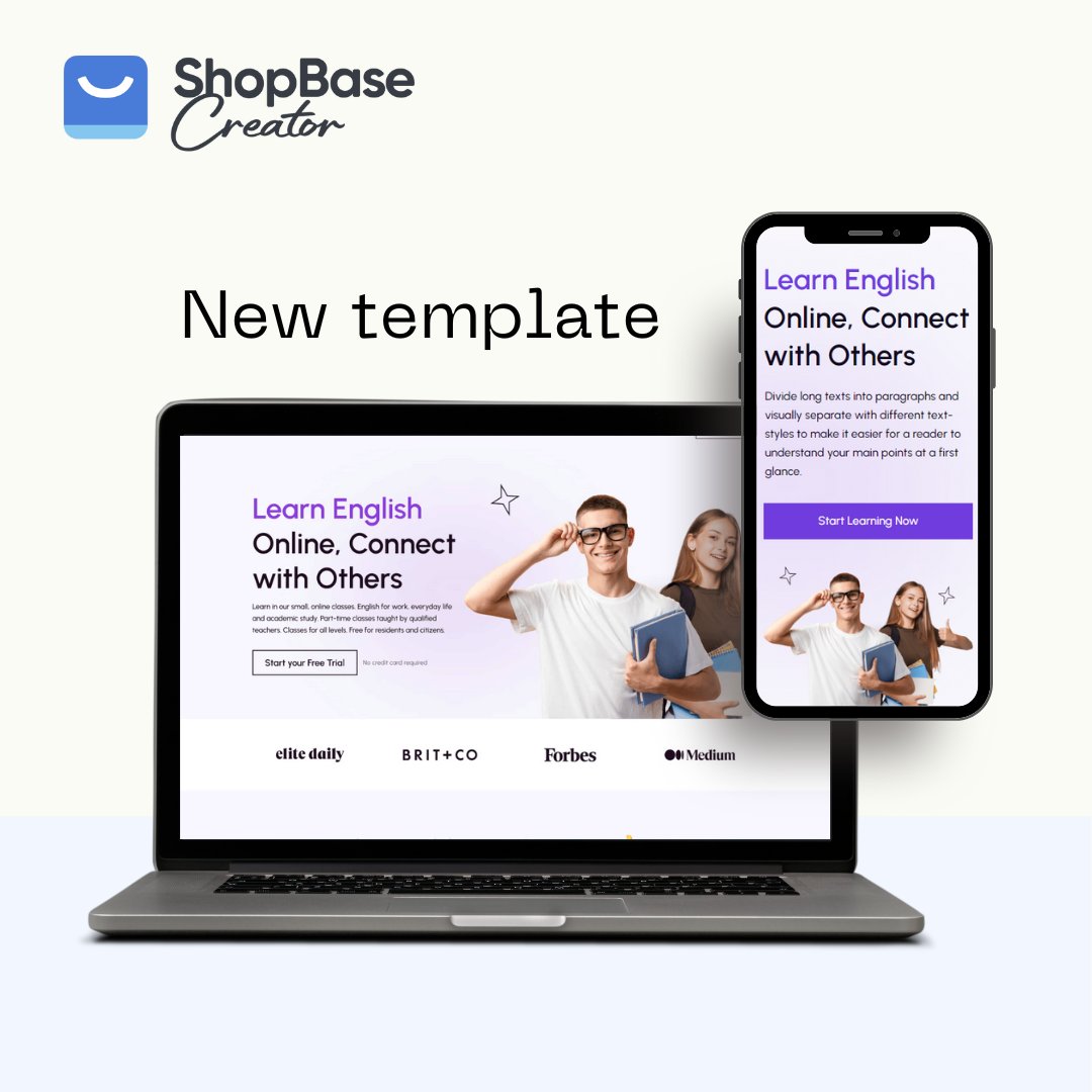 ShopBaseCreator's tweet photo. 👉 Check our new template for the online courses now
#buildinginpublic #contentcreators #shopbasecreator #onlinecourses #digitaldownloads #coachingsessions https://t.co/mf6edKsD4z