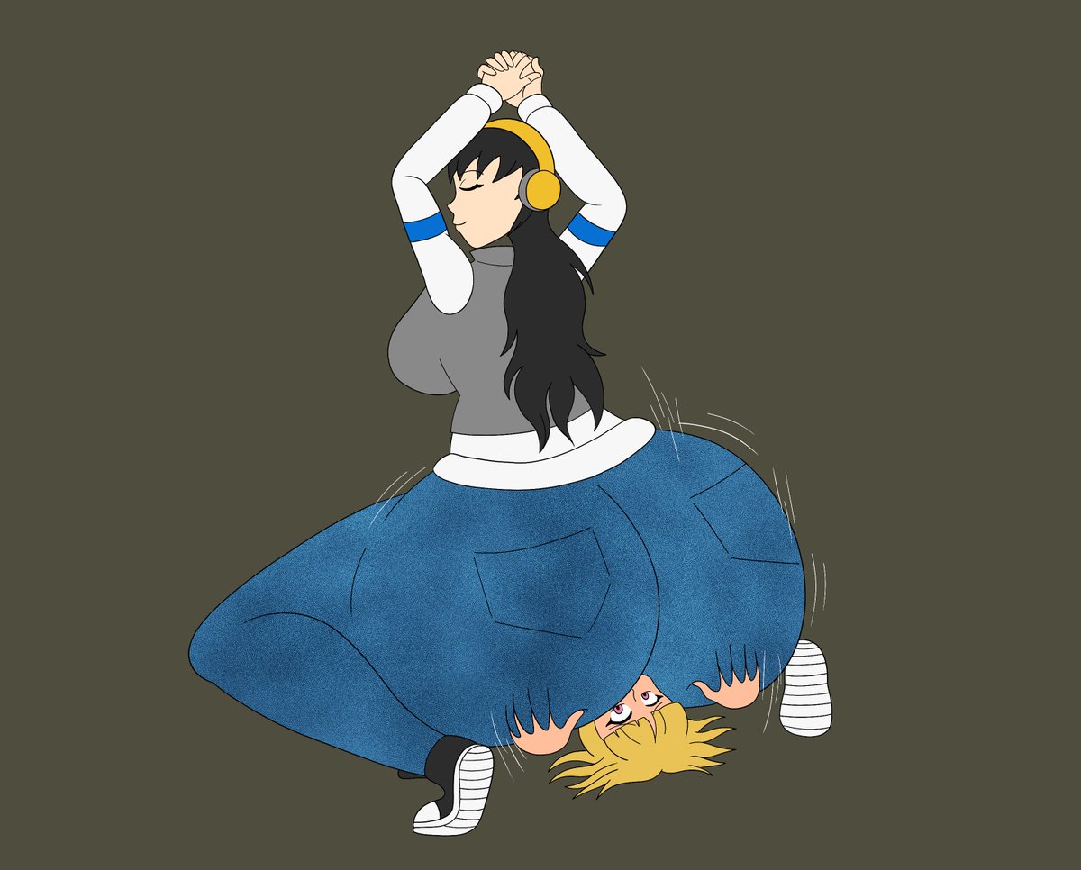 FetishStarBoy's tweet photo. An anonymous commission. Kiyako unknowingly twerking on Jayda's face then farting on her.

Otherwise known as a Tuesday lol https://t.co/fibHlIvL4e