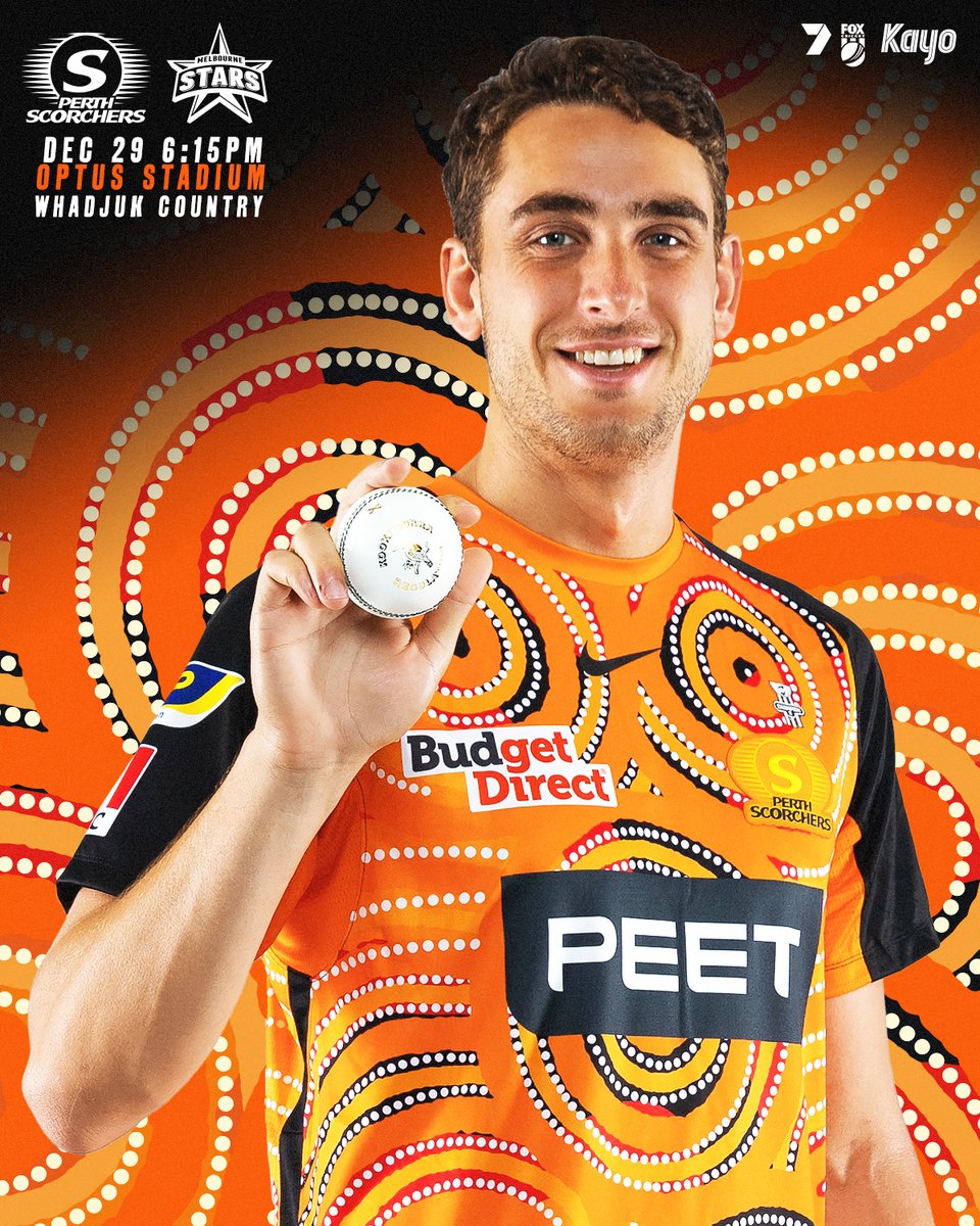Looking for another win at home! 💪

Join us on Whadjuk Country for some cracking #BBL12 cricket! 💥🏏

First ball 🆚 <a href="/starsbbl/">Melbourne Stars</a> 6:15pmWST ⏰
WATCH <a href="/7Cricket/">7Cricket</a> | <a href="/FoxCricket/">Fox Cricket</a> | <a href="/kayosports/">Kayo Sports</a> 📺
#MADETOUGH