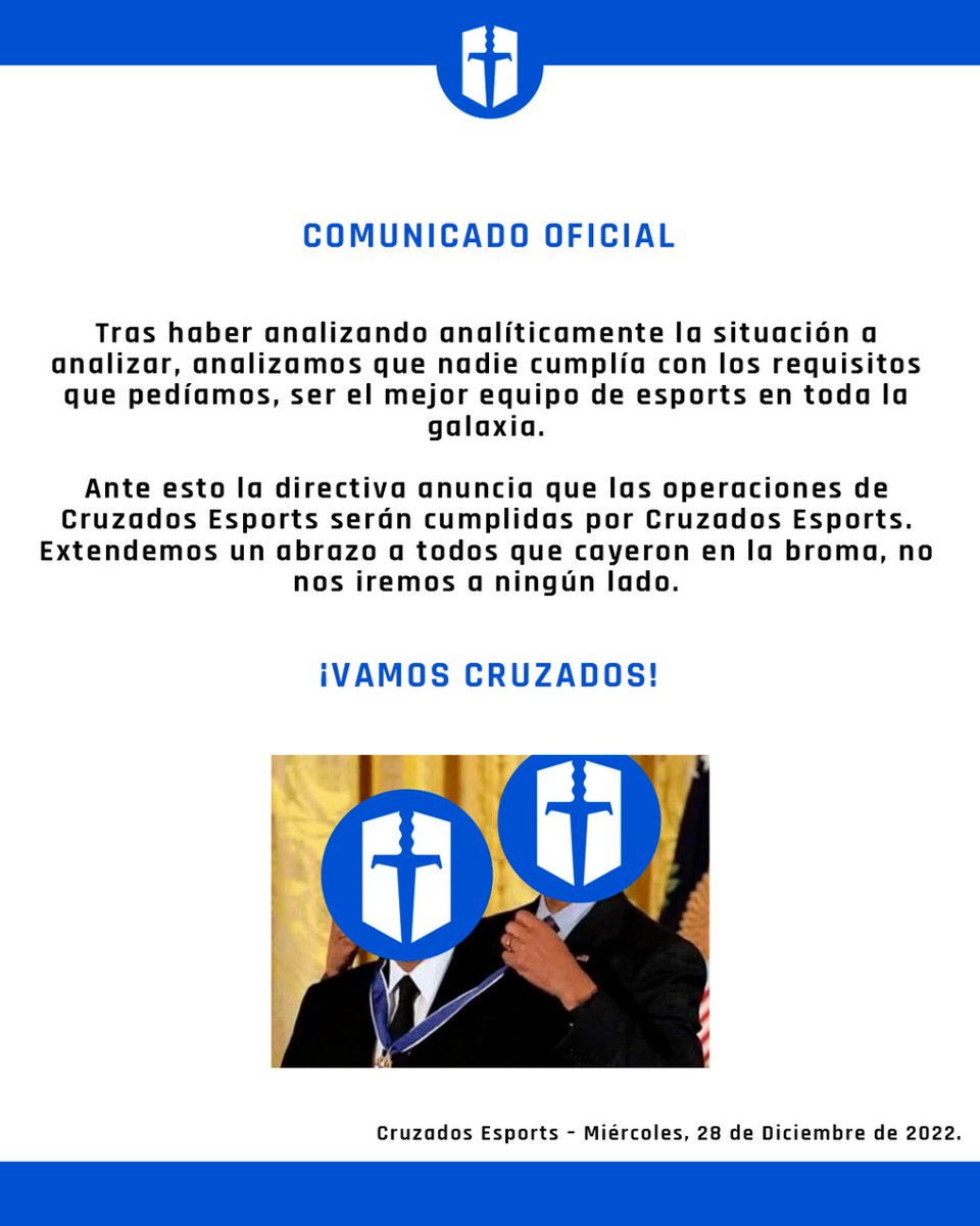 Cruzados Esports tweet media
