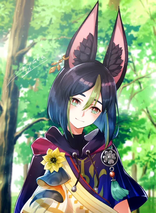 ティナリくん誕生日おめでとうー!#原神 #GenshinImpact  #ティナリ生誕祭2022 #Tighnari 