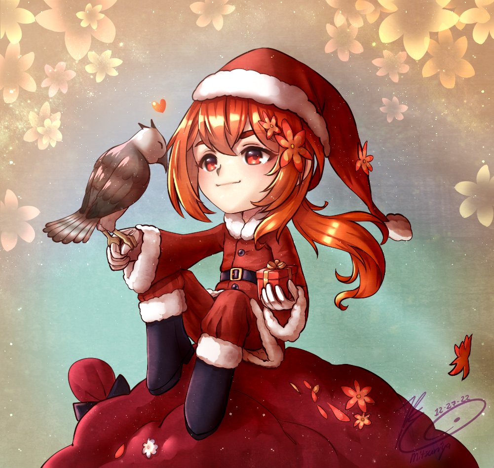 mitsuriya's tweet photo. Late Merry Christmas and Happy Holidays!

#DilucFanart #MerryChristmas2022 #Genshinlmpact https://t.co/2aXvU3NxV4
