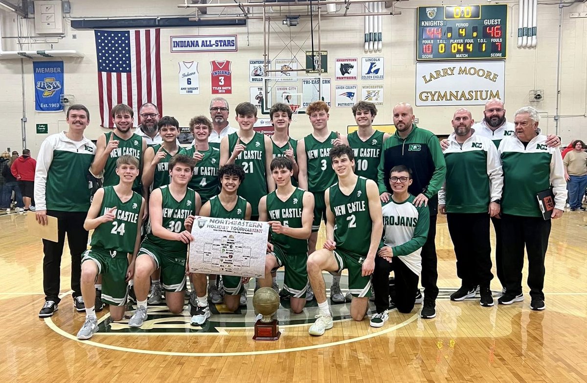 NewCastleBBall's tweet photo. 🏆 Northeastern Holiday Champions ✅ https://t.co/Xy93LrgcBA