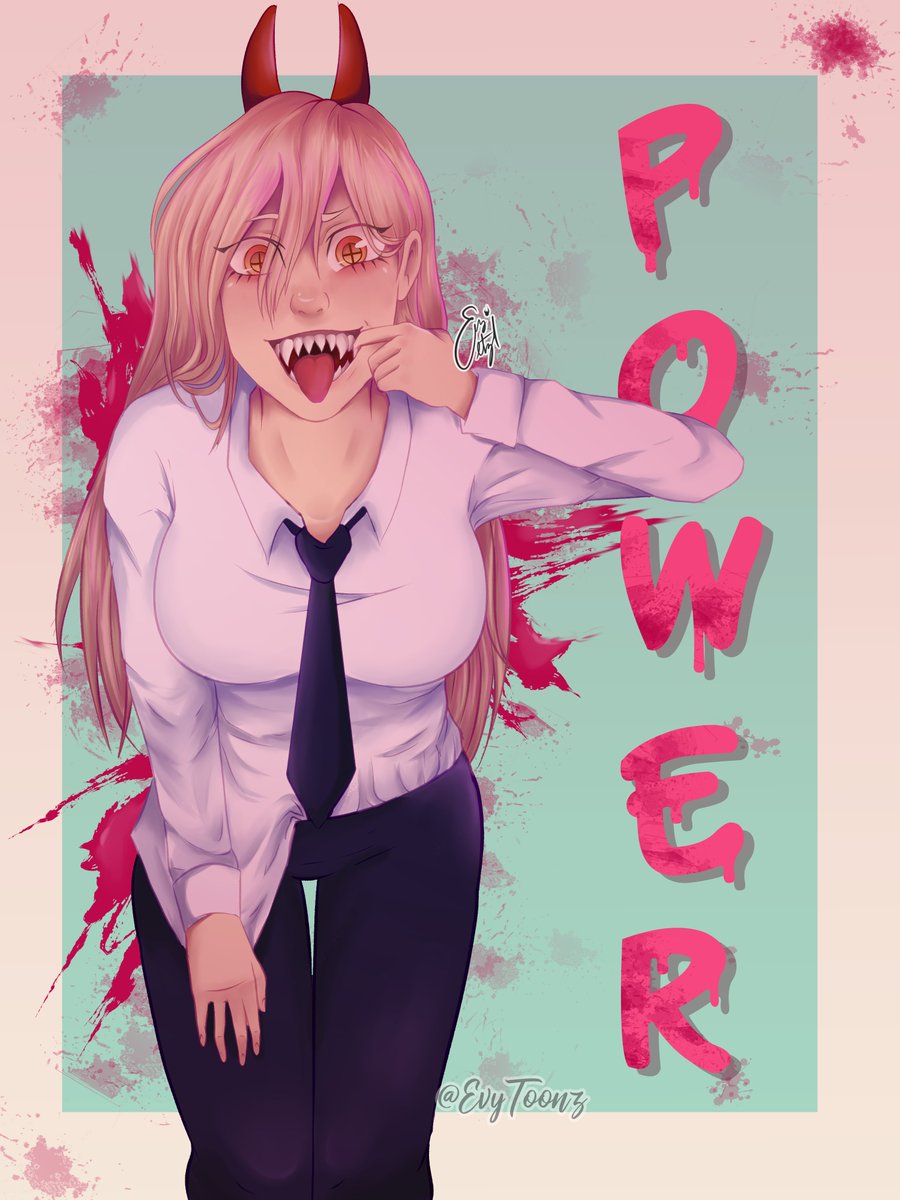 Evytoonz's tweet photo. My favorite character in chainsaw man and was also my first cosplay, can't wait for the second season!! (I've read the manga) #chainsawmanfanart #chainsawman #drawing #anime #powercsm #powerchainsawman https://t.co/ppECtai0Nq