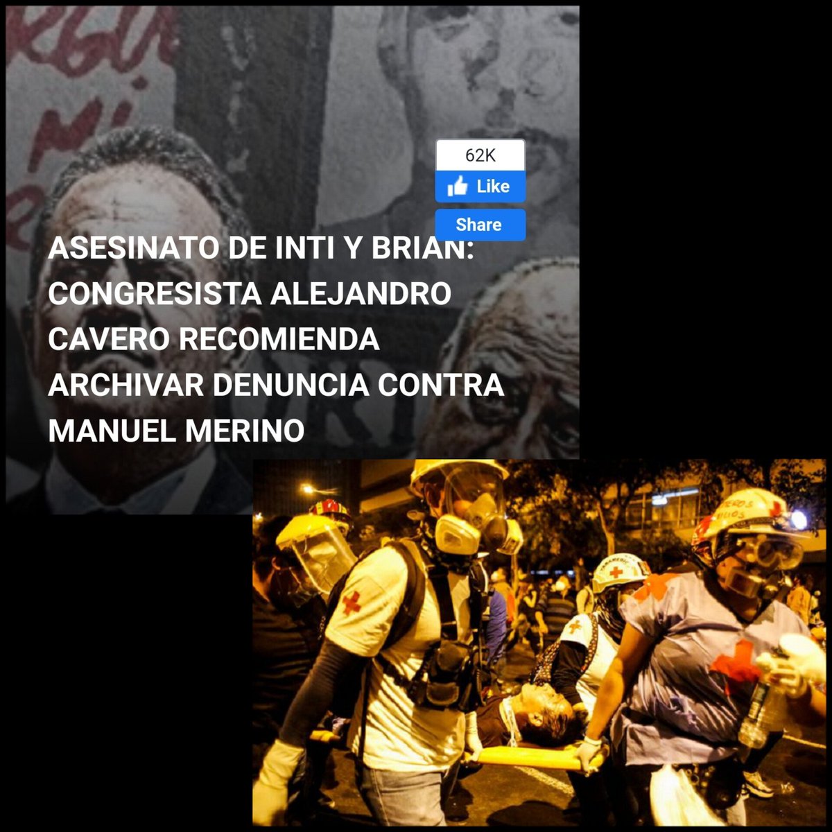 AngelCaychoPex's tweet photo. Lo más NEFASTO es la nula difusión en los MEDIOS así como el evidente desdén de la CLASE política por transparentar está información. RECORDEMOS que sólo basta un @AlejandroCavero
y un congreso COMPLICE para blindar a asesinos como pasó con #IntiYBrian (3/3)
Créditos: @ConvocaPe https://t.co/ceNk3pKMix
