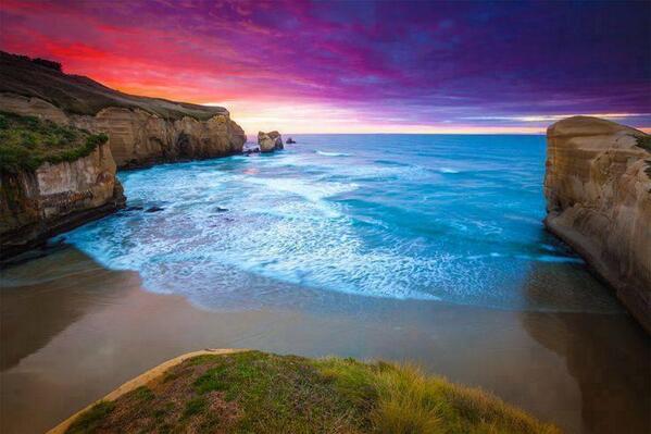 EnPaisaje's tweet photo. Tunnel Beach, Nueva Zelanda https://t.co/iOHTX5BjNU