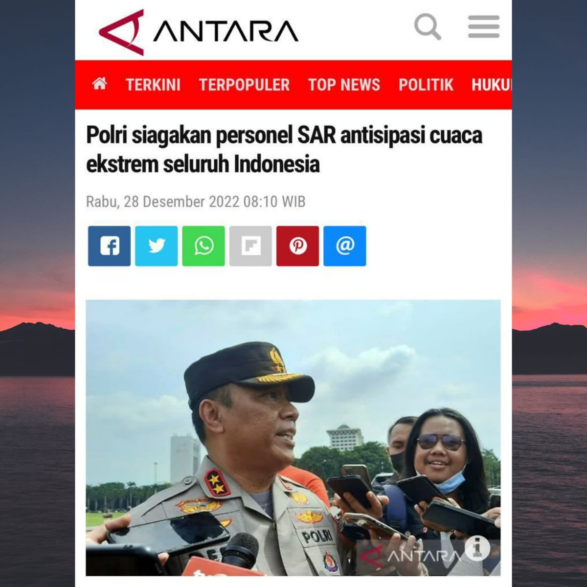 inianyeaa's tweet photo. Tetap waspada dan jaga kesehatan yaa guys

#SelaluSiaga
Sigap Waspada Bencana https://t.co/UfJ2IbgPyb