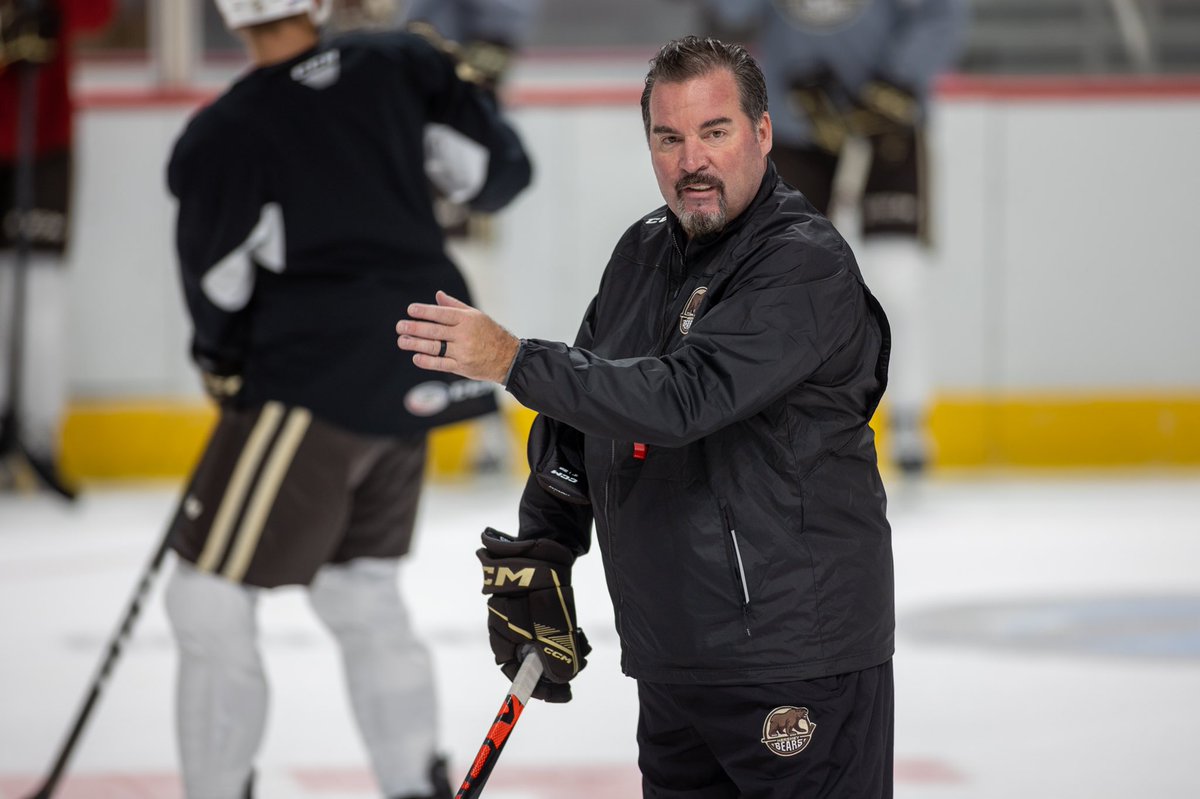 TheAHL's tweet photo. With a shutout tonight in #PROvsHER, @TheHersheyBears head coach Todd Nelson has clinched his spot to represent the Atlantic Division at the 2023 #AHLAllStar Classic! https://t.co/7KadpxPUnK