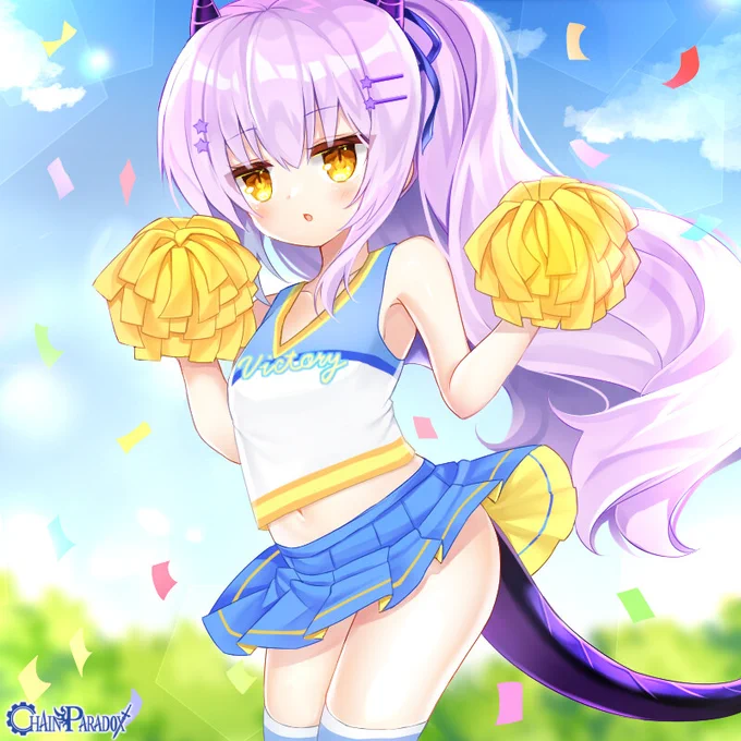少し前の納品になりますが、ピンナップ色々描かせて頂きました!素敵なシチュエーションのリクエストありがとうございました!『チェインパラドクス』(c)しきと/トミーウォーカー 