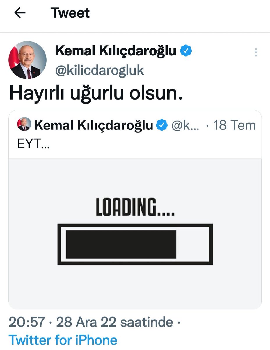 Teşekkürler. <a href="/kilicdarogluk/">Kemal Kılıçdaroğlu</a> 
<a href="/herkesicinCHP/">CHP 🇹🇷</a> <a href="/CHP_istanbulil/">CHP İstanbul İl Başkanlığı</a>  sen zorlamasan yapmiyacaklardı #eyt