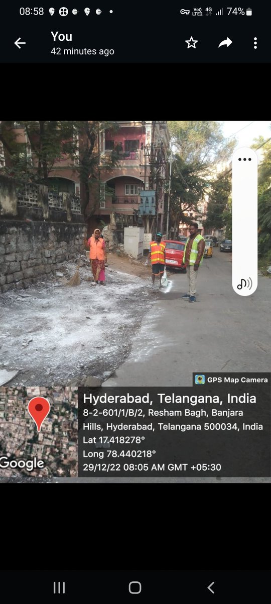 DeputyEE's tweet photo. @ananthkatakam @CommissionrGHMC @ZC_Khairatabad @KTRTRS @GHMCOnline @MinisterKTR @NagenderDanam @mannekavitha4 Sir, complaint attended. https://t.co/t71EZNNpr5