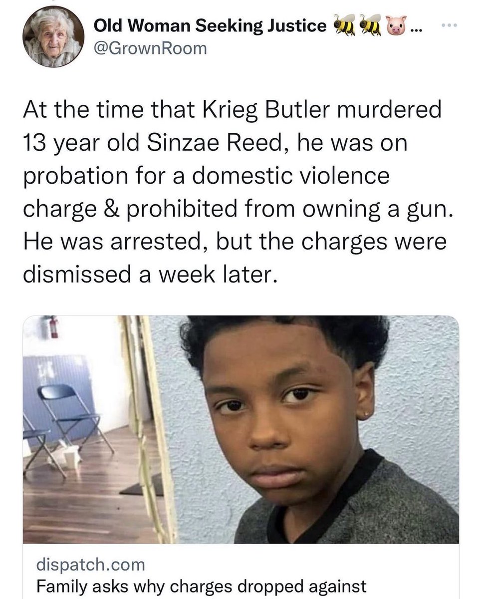 Pastor_DeLay's tweet image. To the governor of Ohio, @GovMikeDeWine the blood of this child is on your hands. You have the authority to step up and make sure that Krieg Butler Sr. is in jail for the murder of Sinzae Reed, the delay in your office can have you voted out!

#NoJusticeNoPeace
#JusticeForSinzae