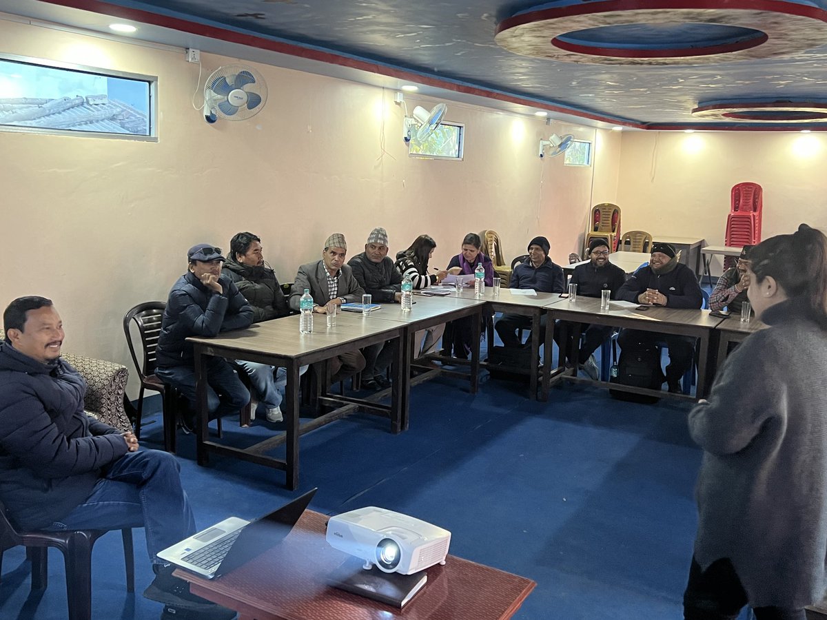 DangalParwati's tweet photo. #HappeningNow: #outcome indicator assessment of #Institutionalizing BCC #Urban Sanitation Governance and #Smart Finance and investment with municipal stakeholders under #WASHSDG program @SNV Nepal @Manima54497353 @ShresthaRaj98 @ManuSappy https://t.co/qPzN2vznSM