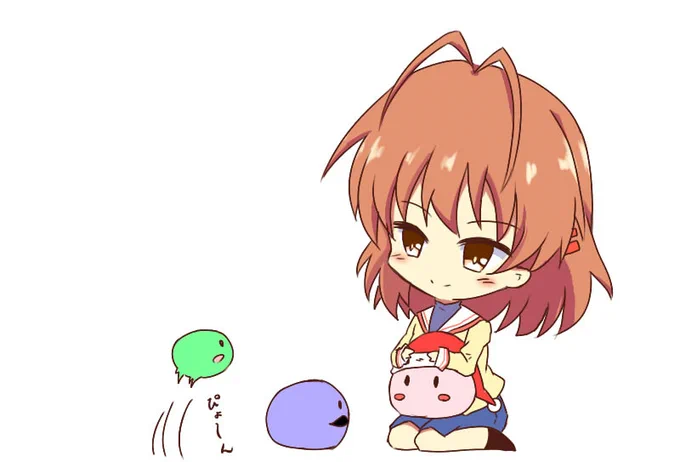 誕生日から随分遅れた渚ちゃん絵#CLANNAD#古河渚 