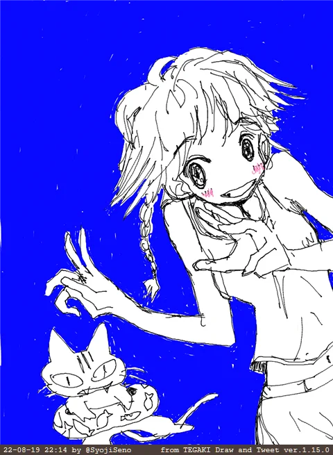 #今年も残りわずかなのでお気に入りの4枚を貼る #2022年自分が選ぶ今年の4枚 ※オリジナル版今年はやんごとなきでめちゃ死に体過ぎたw『再起動!』「ボヤボヤしてるとあっと言う間に夏が終わる。」『パンチラは遠い目をして想うもの』「立ちはだかるヤツは皆ぶん殴る!」 #Archive #tegaki_dt 