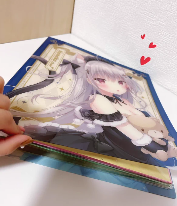 新刊セットに入る色紙収納ホルダーお写真紙じゃなくてクリア素材です(色紙が10枚入るよ!)#C101 