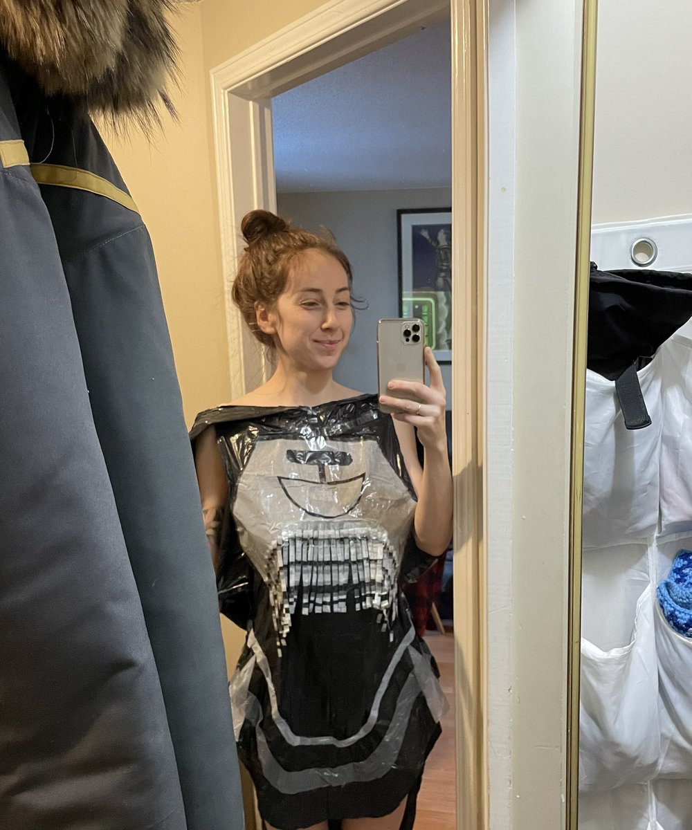 AlexiaAlainga's tweet photo. I call this my vegan leather amauti. It won 1st at our community games this evening. 😅 https://t.co/eBLJNOxPJv