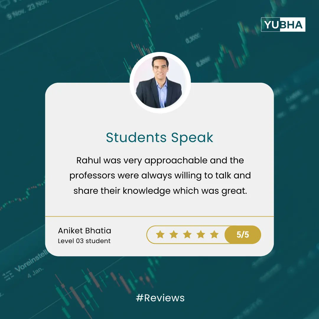 Aniket has something to say about his experience at YUBHA, read and contact us right away to register for March'23 to June'23 Batch to avail upto 25% discount on individual enrolments! 
#studenttestimonal #cmt #cmtprep #cmtprepexam #cmtprepreviews #yubhacmt #reviews #testimonial