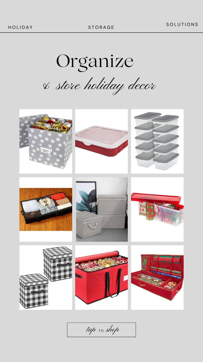 ismilefirst's tweet photo. It’s time to organize and store our holiday decor until next year and I’ve found some great products to help us get this task done.
Follow my shop @ismilefirst on the @shop.LTK app to shop this post and get my exclusive app-only content!
https://t.co/uIC4oZTqZV #ltkit #home https://t.co/9fGKruPW0x