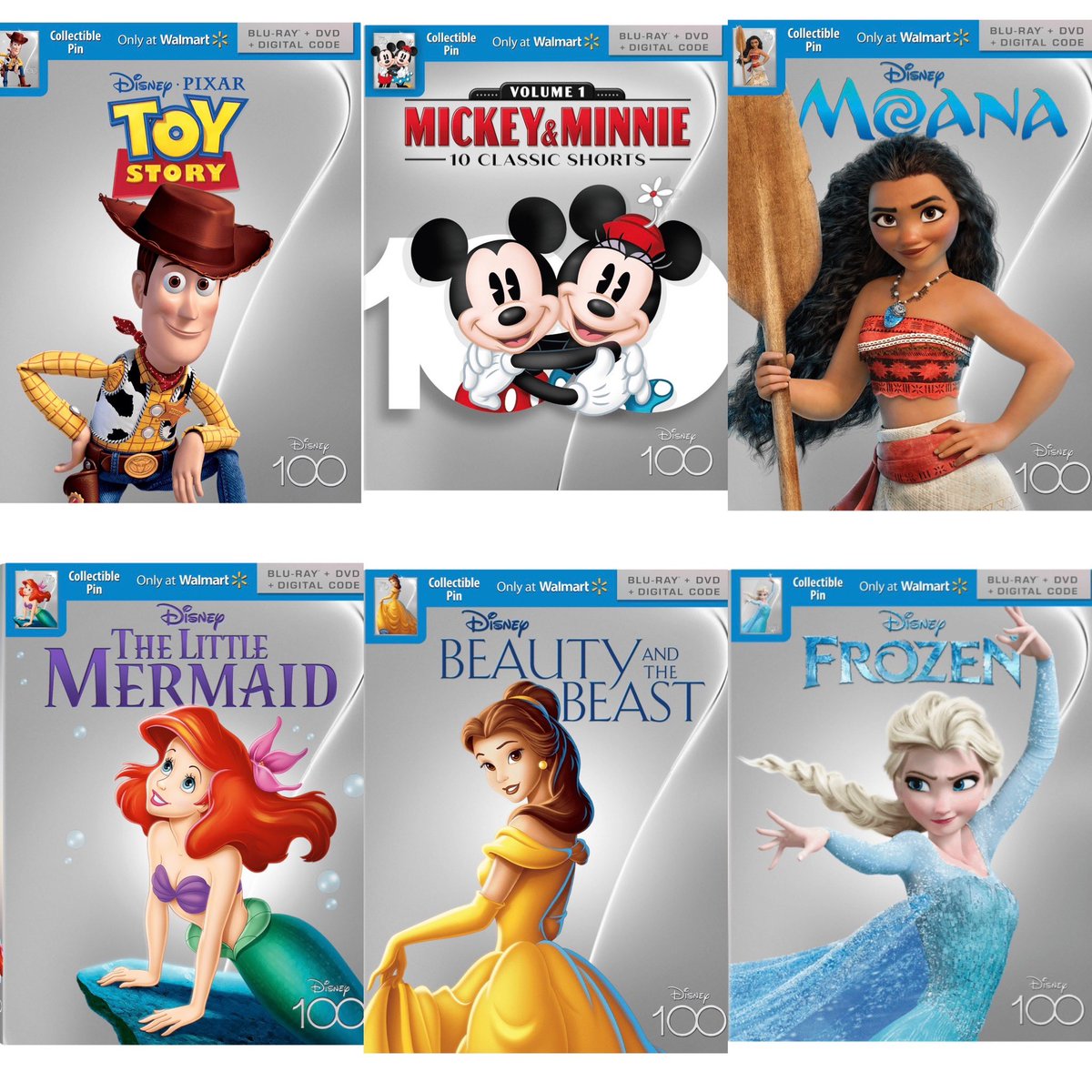 DisTrackers's tweet photo. Preorder Now: Disney 100 Steelbooks at Best Buy &amp; Walmart exclusive Disney 100 Blu-Ray combos with pins!
#Ad #Disney #Disney100
.
Best Buy - https://t.co/vyzVY4JLDC
Walmart - https://t.co/73To8F7sxZ https://t.co/aAy3u3BliY