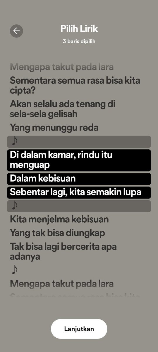 ngegalauin orang tapi dah di fase mupon
