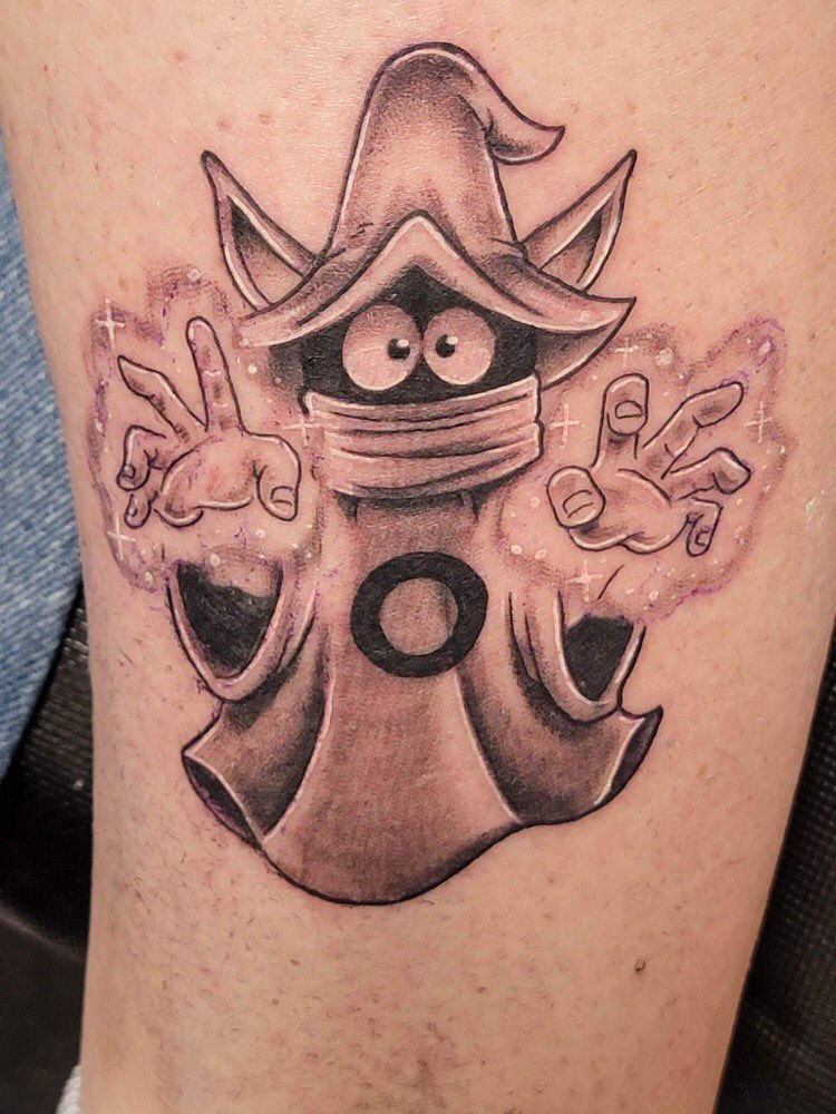 Did a thing tonight. +5 Dork rating. #heman #motu #orko #tattoo