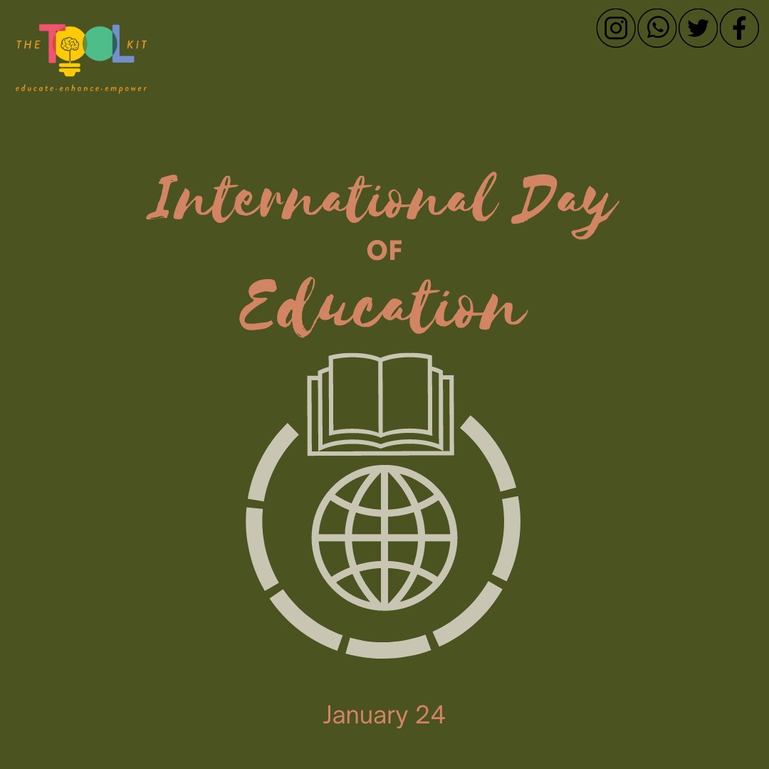 thetoolkit_in's tweet photo. Greetings on the #National #Girl #Child #Day and #International #Day of #Education. 
.
.
.
Connect: info@thetoolkit.in

#ToolKit #corporatetraining #softskillstrainer #communicationskills #publicspeaking #motivation #training #coaching #softskillstraining #lifeskills https://t.co/peNh6TPBu2