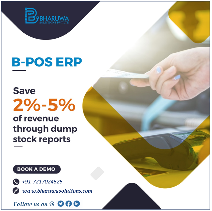 BharuwaS's tweet photo. Save 2% to 5% of Revenue through Dump Stock Reports.
To Book Demo @ 7217024525 
Email: info@bharuwasolutions.com
Website: https://t.co/lKJL5JHv8f
#BharuwaSolutions #BPOSERP #CloudBaseSoftware #CentralizedSystem  #ComprehensiveSolution #AdvanceAndUniqueFeatures #SwadeshiITCompany https://t.co/9uFi40E26A