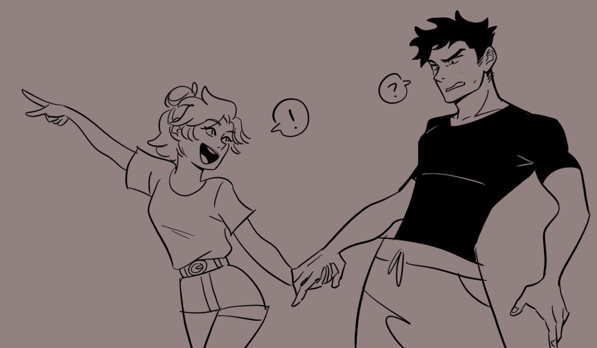 wednesday and enid except theyre two grown men (i need to draw more art of these two 🧎🏾‍♂️) 