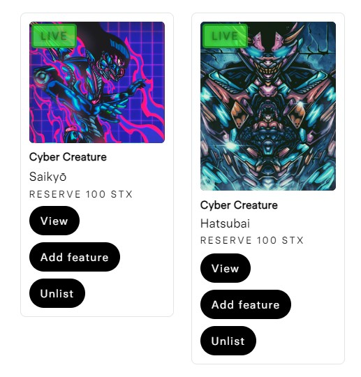 KumasehRizky's tweet photo. both still reserve on @trygamma
#STXNFT #STX #BTCNFT #NFTs #NFT #trygamma https://t.co/rpMtKSEEEv