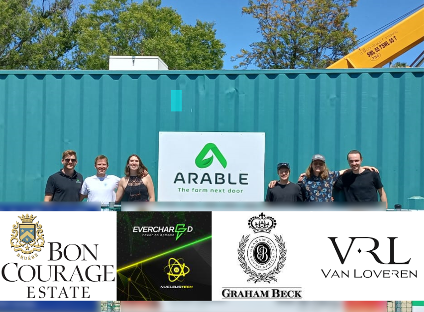 Our containerized #verticalfarm, Luna has launched and landed! Thank you to everyone who celebrated with us and special thanks to our sponsors @vanloverenwines NeucleusTech <a href="/GrahamBeckSA/">Graham Beck Bubbly</a> <a href="/BonCourageWines/">Bon Courage Estate</a>.
We're excited to see what new challenges and successes 2023 will bring!