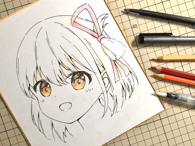 色紙描けた!何枚か持っていくのでよろしければぜひ……! 