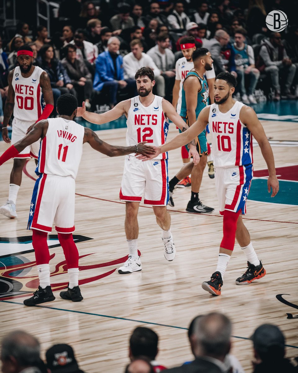 BrooklynNetcast's tweet photo. The Brooklyn Nets are the 2nd seed in the East. 

After a 1-5 start, a coaching change and significant time missed from 2 of their 3 best players they have officially turned it around. Love this team! https://t.co/XUc2zT691n
