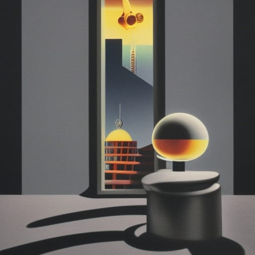 The Orb 

creator.nightcafe.studio/u/Tropnave <a href="/NightcafeStudio/">NightCafe Studio</a> 

#AIart #digitalart #SURREALISM #stablediffusion #interiordesign