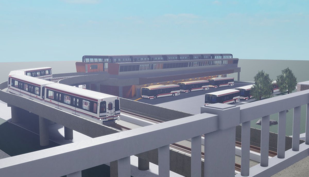 A_RandomTransit's tweet photo. Kennedy update 
For people wondering why I still didn't released the TTC Line 3 Free Roam game for so long is because I'm re-creating the map and the stations, but I'm not going to re-create McCowan Yard.

#RobloxDev #Roblox #TTC https://t.co/9b780g00Tc