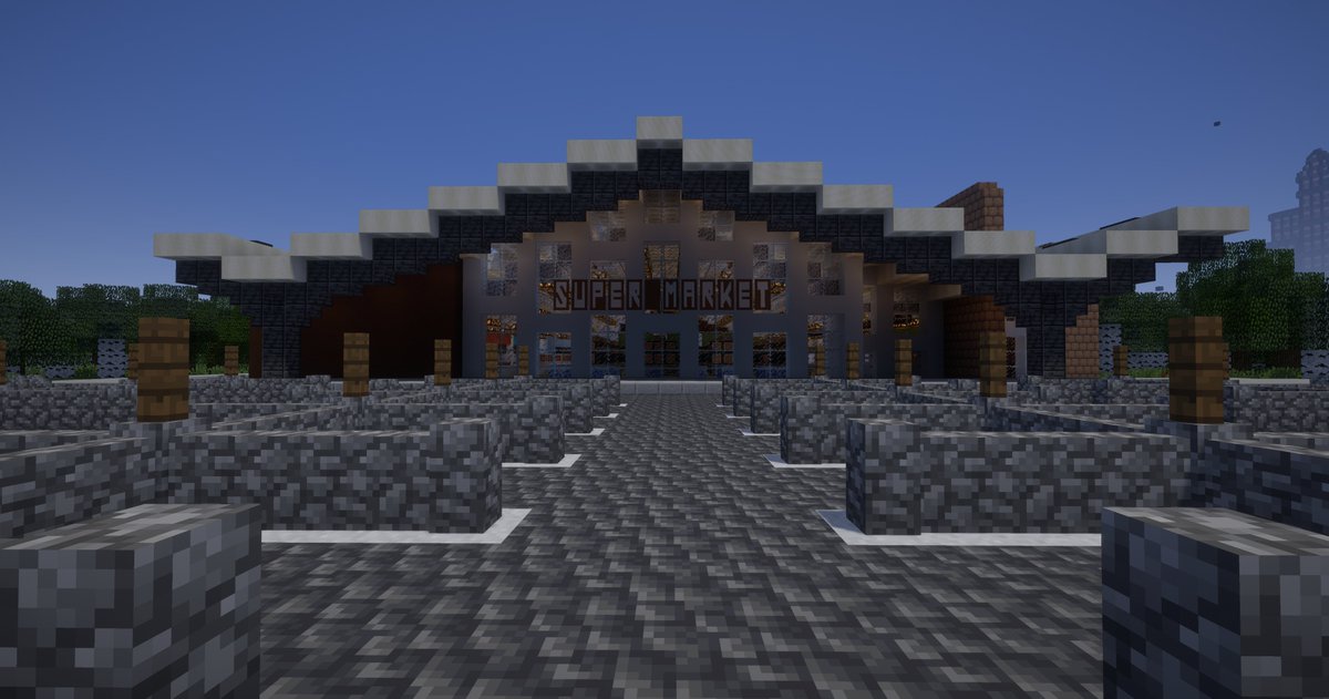 Maxtom__'s tweet photo. Nearly finished with a supermarket, trying to capture @Wegmans mid-century Fairport Road location. Fun build! https://t.co/gEQXkSR6jE