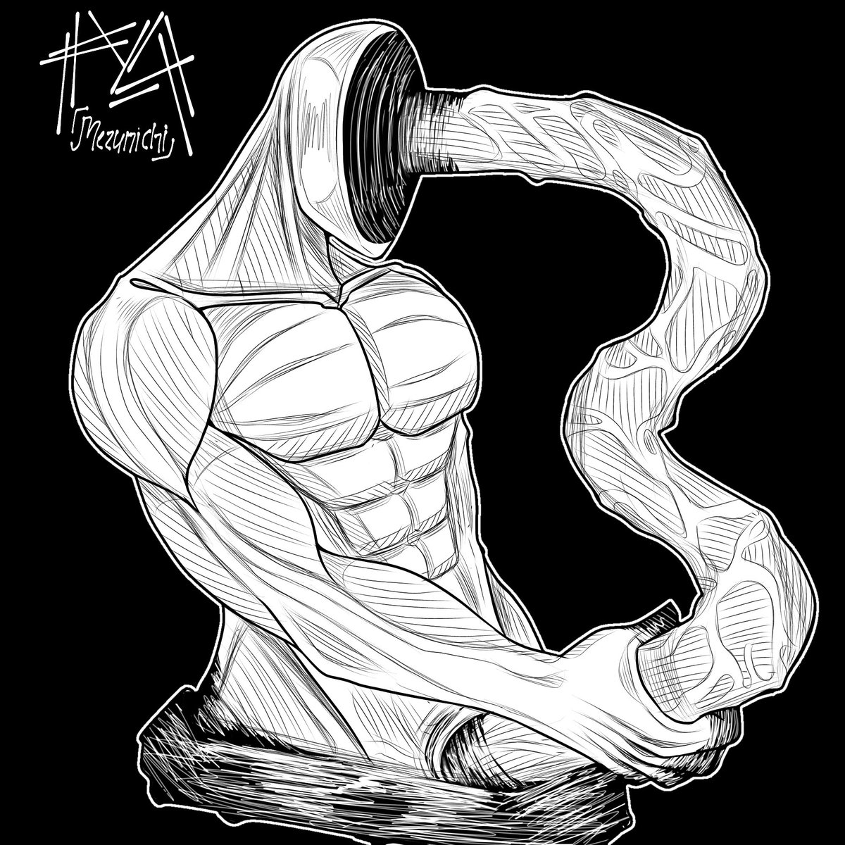 _MEZUNICHI_'s tweet photo. DRAW E EK
#absurd_art #horor_art #drawing #artworks #digitalart https://t.co/ALNWKLSP1z