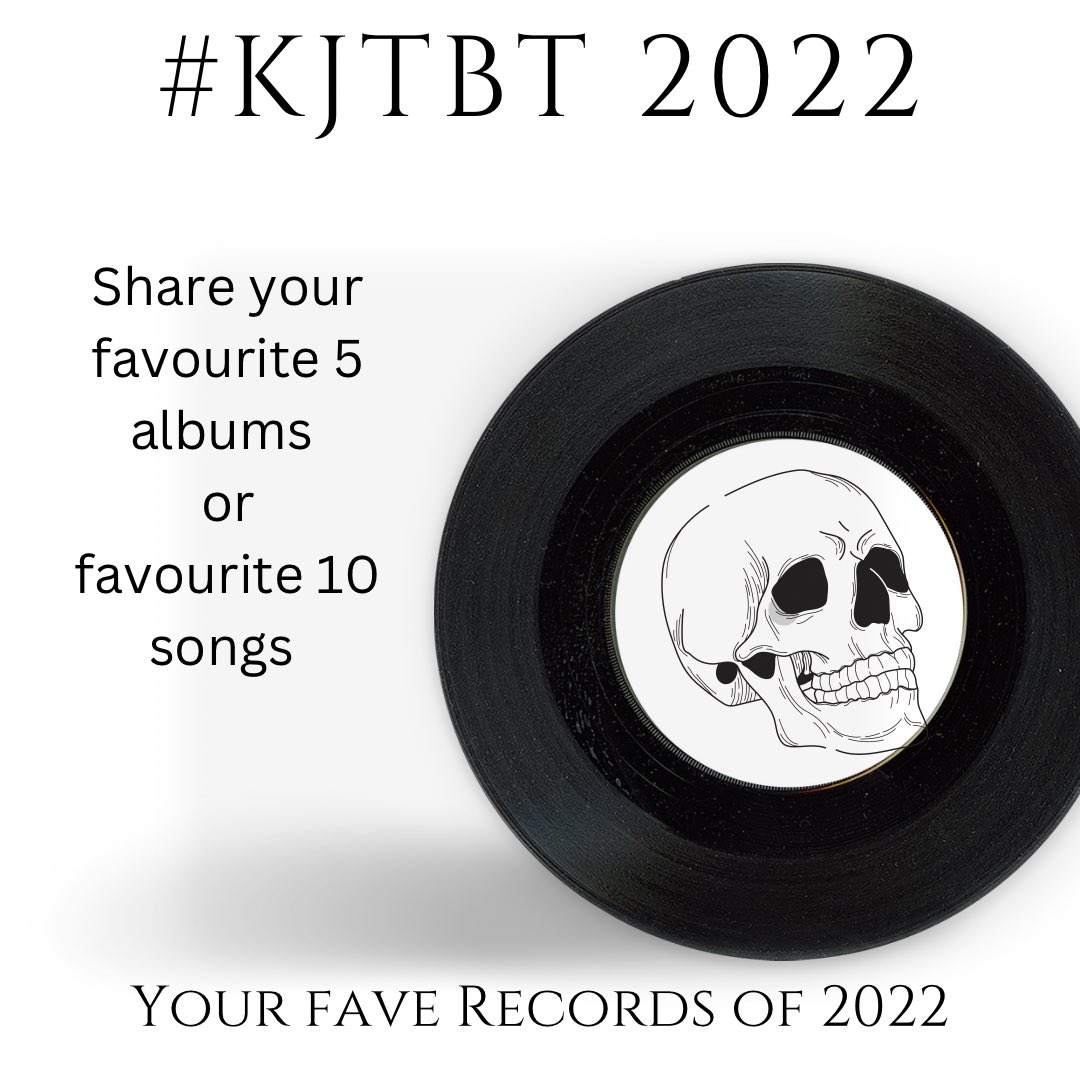 The final #kjtbt for 2022 is a chance to share either your fave 5 albums (any genre) or fave 10 songs (split into 2 sides)

Have at it and cheers to everyone who shared this year 

Rock n roll lives forever 

#Throwback #Throwback2022