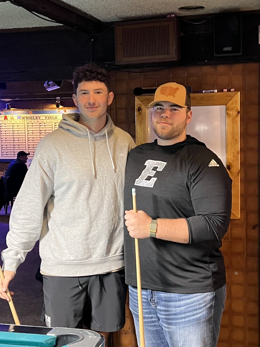 Glad <a href="/CarsonLee75/">Carson Lee🇺🇸</a> and <a href="/KoleTaylor3/">Kole Taylor</a> had a chance to spend time together over break. Can’t wait for football 2023. Go <a href="/EMUFB/">Eastern Michigan Football</a> and <a href="/WestVirginiaU/">WVU Mountaineers · Let’s Go!</a>