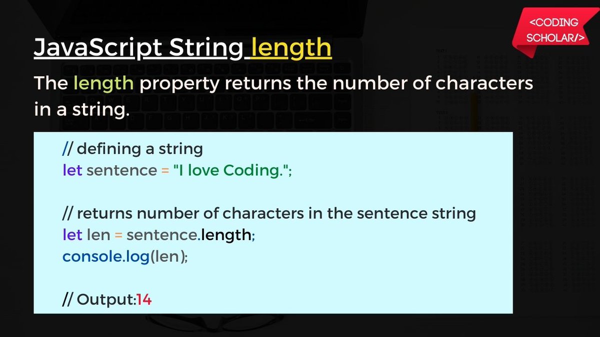 coding_scholar's tweet image. JavaScript String Methods Part-1🔥
Follow @coding_scholar for such more content 😊
#Coding #programming #javascript #HTML #CSS #js #100DaysOfCode #100daysofcoding #100daysofcodechallenge #code #ReactJS #NodeJS