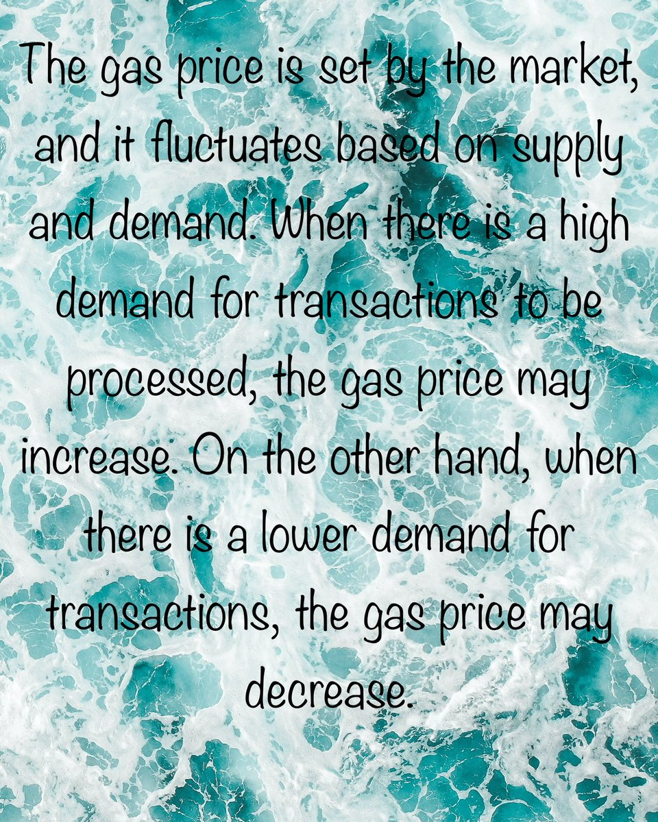 sujayvadavadagi's tweet image. What is gas in blockchain?
In summary, gas is a measure of the fees required to execute transactions on a blockchain, and it is paid in the form of a cryptocurrency, typically ether.
#gwei #gas #blockchain #cryptocurrency #smartcontract