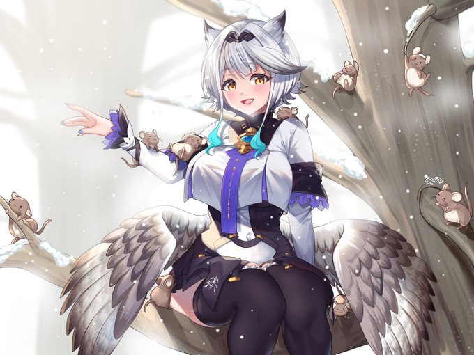 #えまえっと
ずっと描いてみたかったので嬉しい機会でした!
野ネズミもげっ歯類好きとして描くの楽しかった・・・🥰 