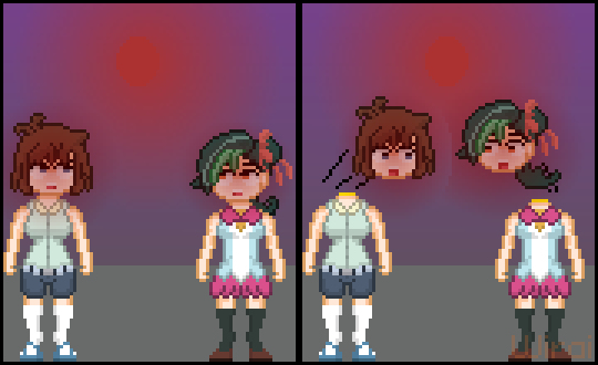 wiraw2's tweet photo. Duel swap #漫画 #TSF #挿げ替え #真崎杏子 #観月小鳥 #head_swap https://t.co/KISbSoHUvq https://t.co/ng3MjdmQYV