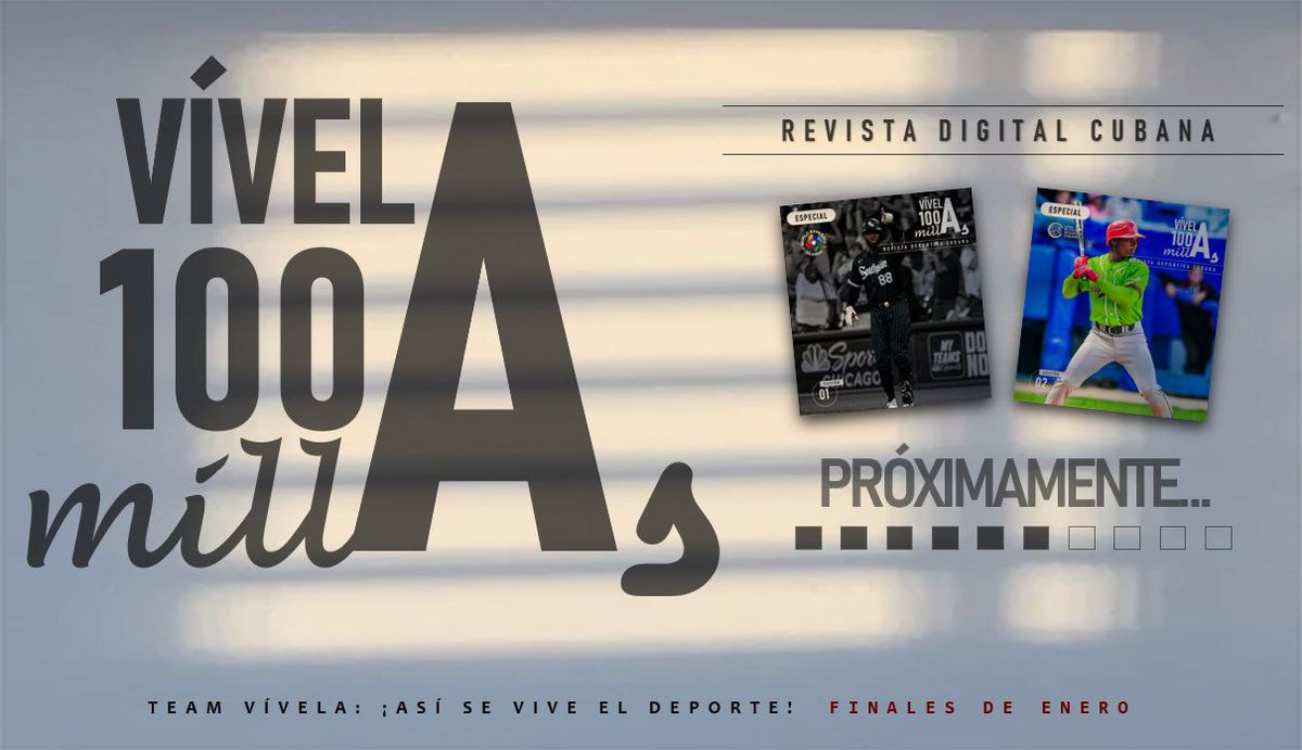 team_vivela's tweet photo. 🔓 ¡Nombre Desbloqueado!
📰 "VÍVELA A 100 MILLAS"

✅ Así se llama la REVISTA DIGITAL MENSUAL de nuestro #TeamVívela donde tocaremos temas deportivos tanto nacionales como internacionales. 

🧵 Abrimos Hilo... https://t.co/MEfROZgV3R