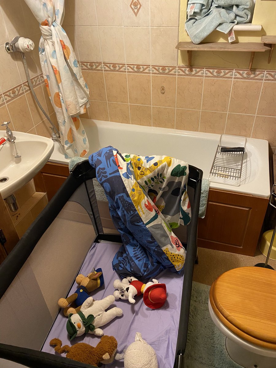 My son actually slept really well here #duvetknowitschristmas