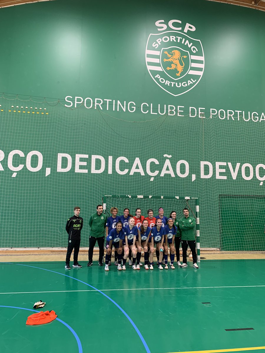 Had an amazing day yesterday with <a href="/usyouthfutsal/">US Youth Futsal</a>! Thank you to @Sporting_CP <a href="/FutFemSCP/">Sporting CP Futebol Feminino</a> for the training session and match with your talented coaches and players! <a href="/world_of_futsal/">World of Futsal</a>