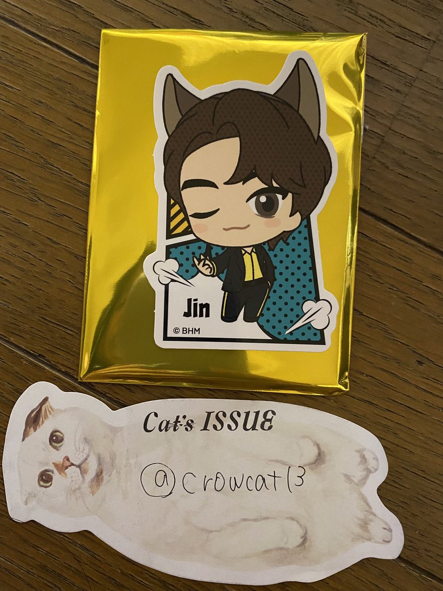 crowcat13's tweet photo. TinyTAN FUNPARK MINIGAME
交換希望

譲→クリアファイル　JIN ジン
　　ダイカットステッカー　JIN ジン

求→クリアファイル　SUGA ユンギ
　　ダイカットステッカー　JIMIN ジミ　ン

成人済みの方で同日発送可能な方よろしくお願いいたします😊
#BTS交換
#TinyTAN交換
#TinyTANFUNPARK https://t.co/JT6SoU4LbN