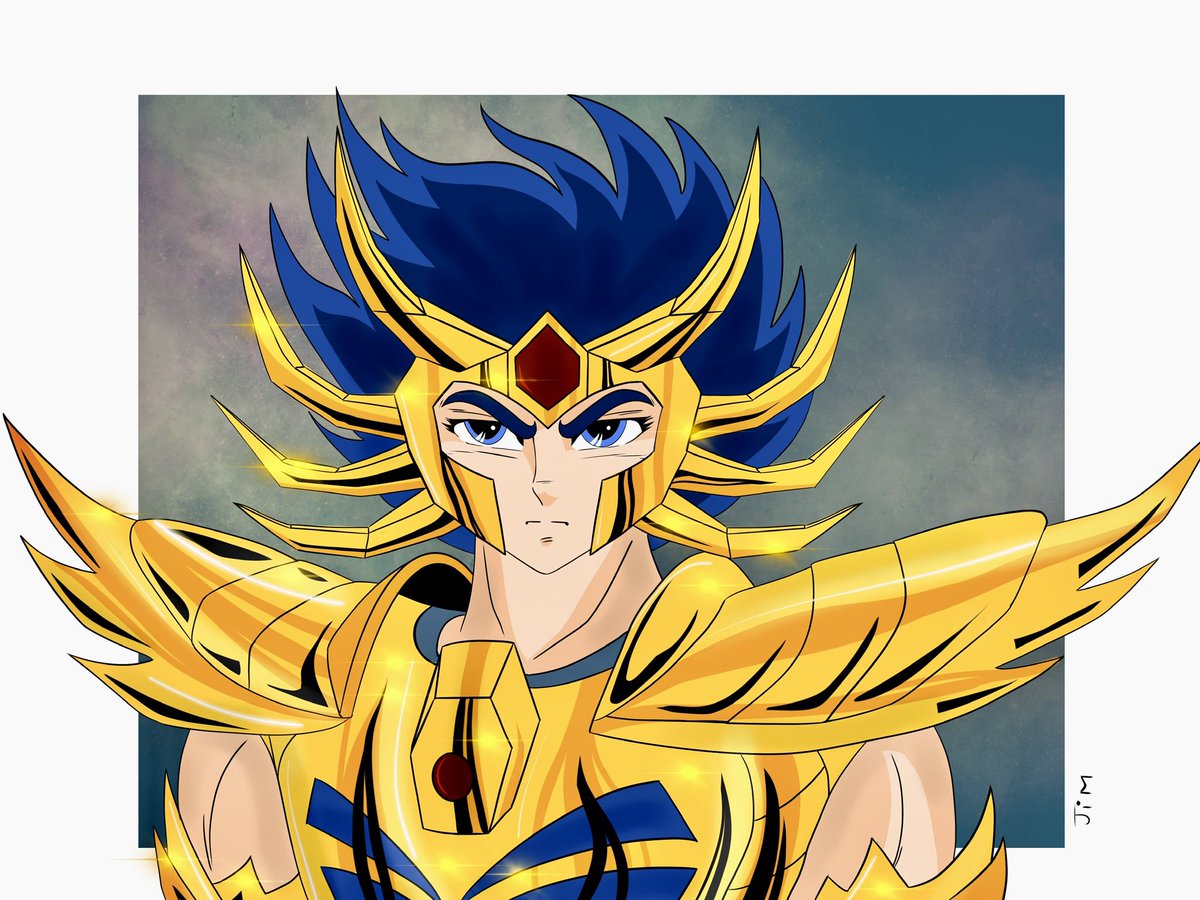 _Jim_1's tweet image. Petit dessin du jour #SaintSeiya #Deathmask #drawing